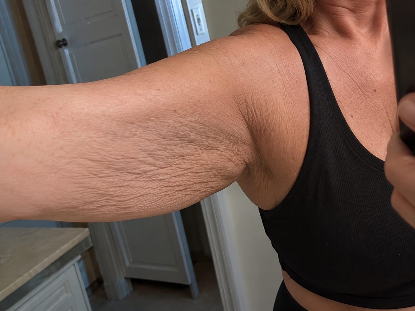 Customer photo review of NØRD BODY Peptide Body Oil