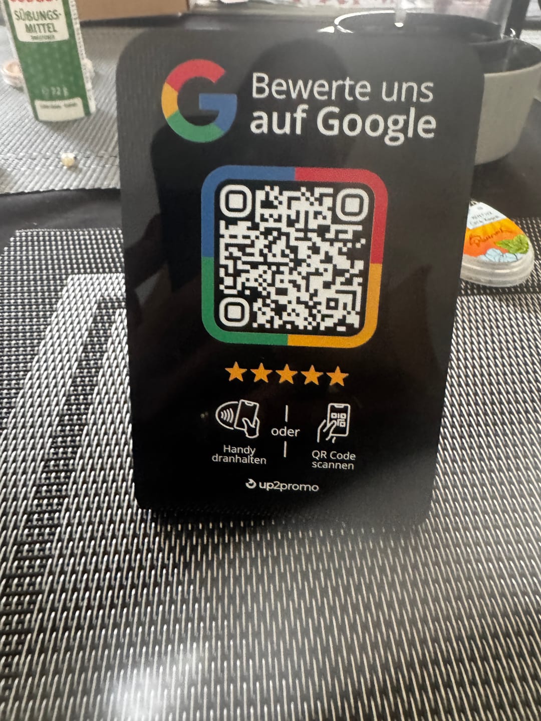 Customer photo review of Google Bewertung Aufsteller mit NFC & QR-Code