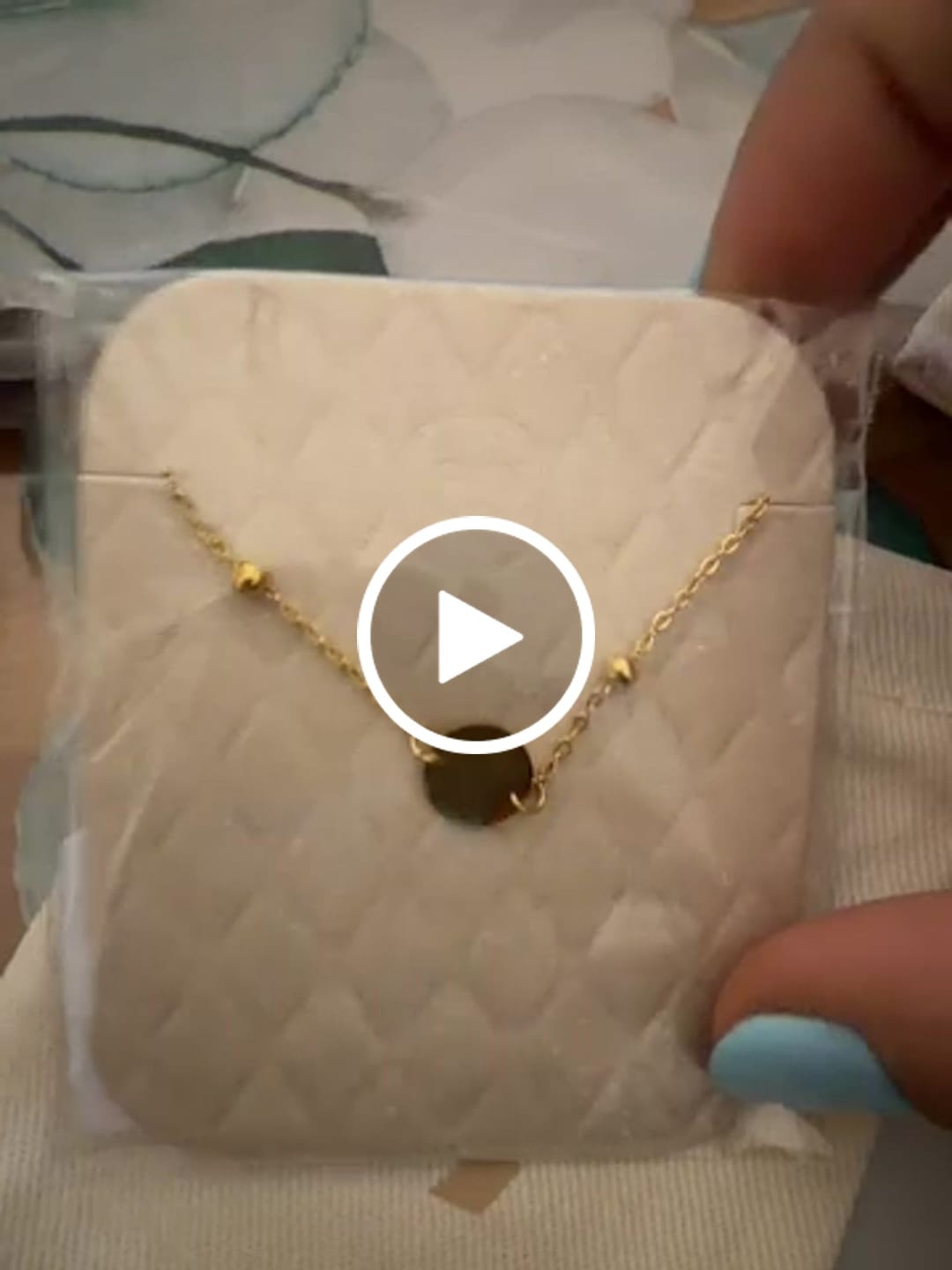 Customer video review of Pulsera Círculo Inicial