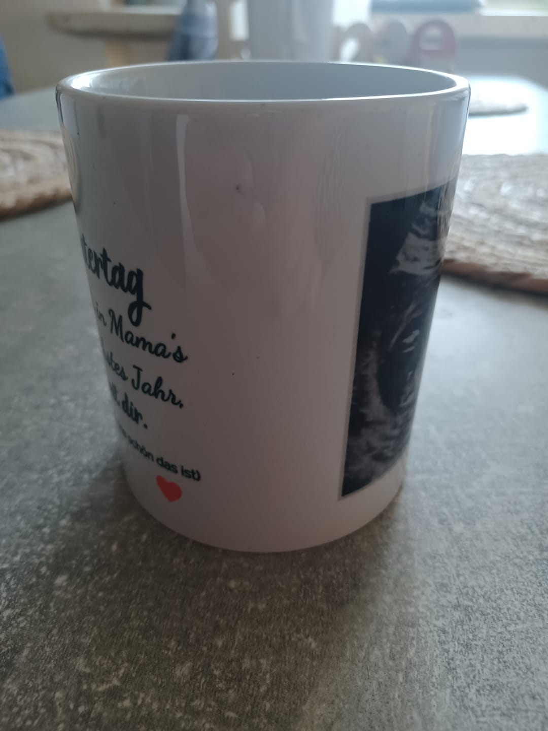 Customer photo review of Tasse - Ultraschall-Bild Papa - personalisierbar