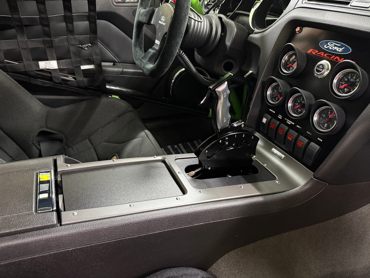 Customer photo review of TH400 3 Speed Push To Shift Reverse Pattern Operator Series Billet Shifter Rear Exit