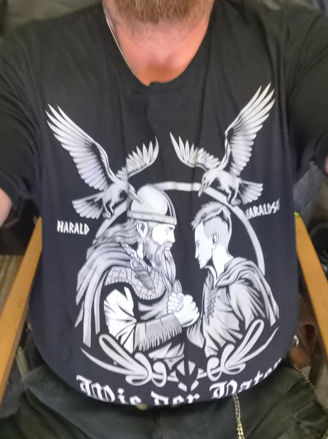 Customer photo review of Wie der Vater, so der Sohn - Herren Shirt - Personalisierbar