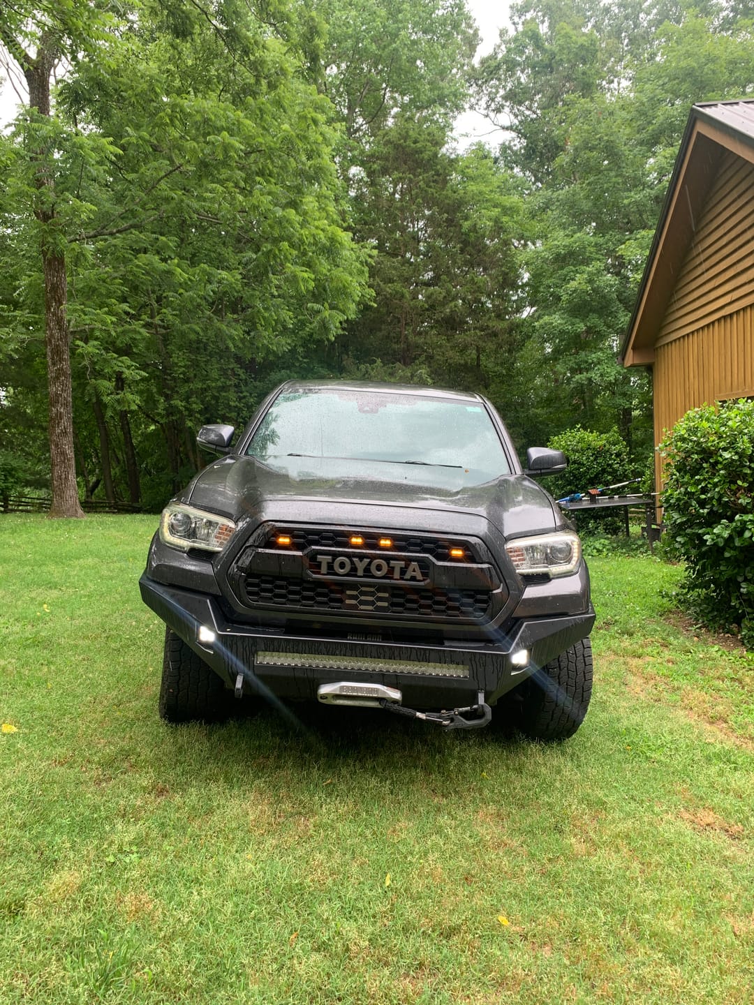 Customer photo review of 2016-2023 TOYOTA TACOMA RAPTOR LIGHTS FOR TRD PRO GRILL
