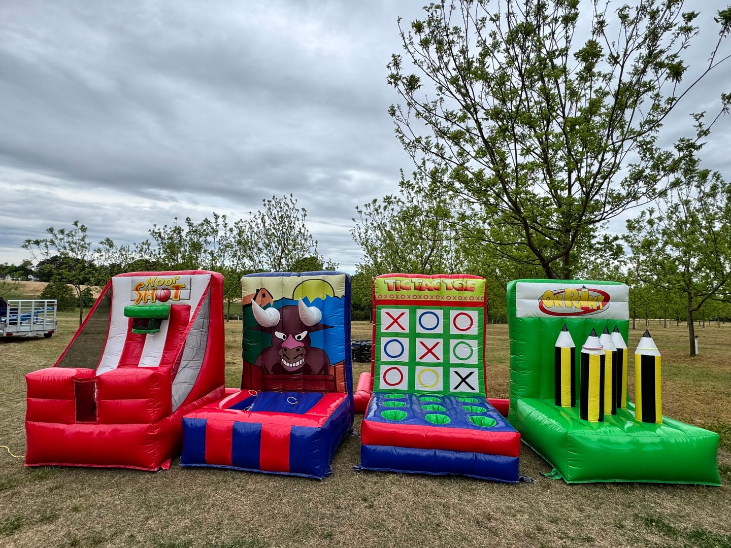 Customer photo review of Fun Time Inflatables Basketball Hoop Shot Tic Tac Toe 4In1 Commercial Rental Inflatable Carnival Games For Sale