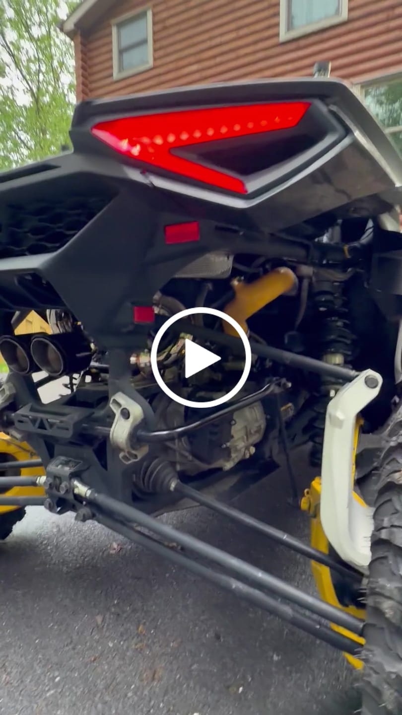 Customer video review of RPM Can-Am Maverick R E-Valve Sport Muffler / Slip On Exhaust