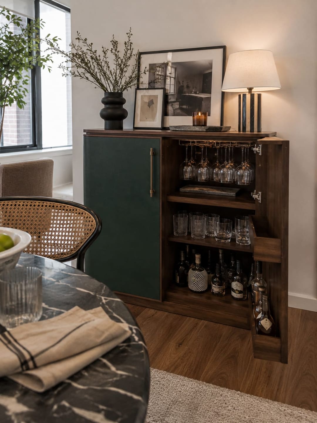 Customer photo review of Brant Bar Cabinet