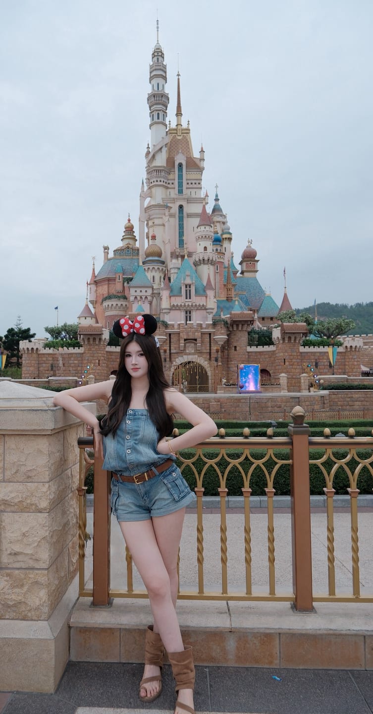 Customer photo review of WARDEN EDGE Strapless Denim Utility Romper