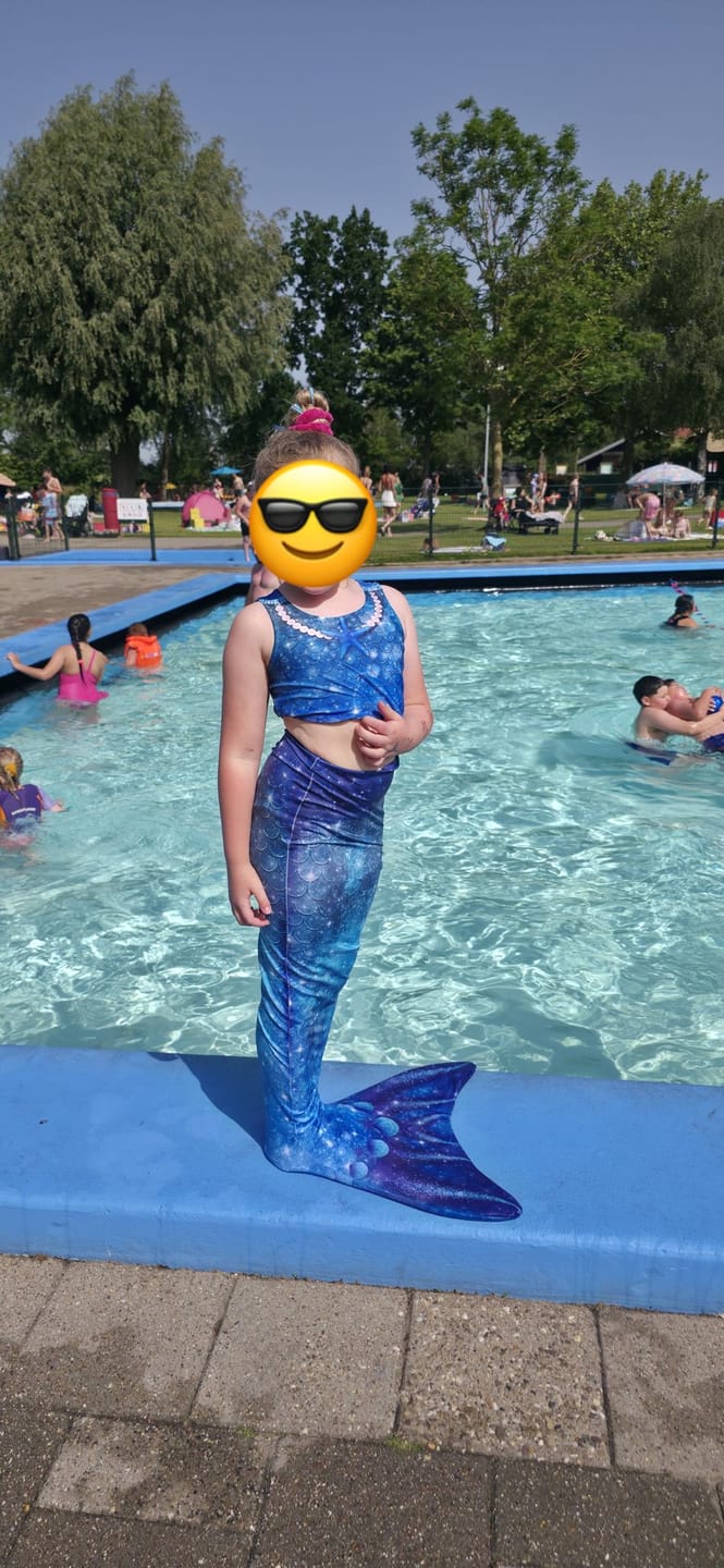 Customer photo review of Losse Zeemeermin staart Star of the Sea Blue