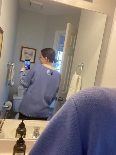 Customer photo review of Moon Spirit Cardigan Preorder