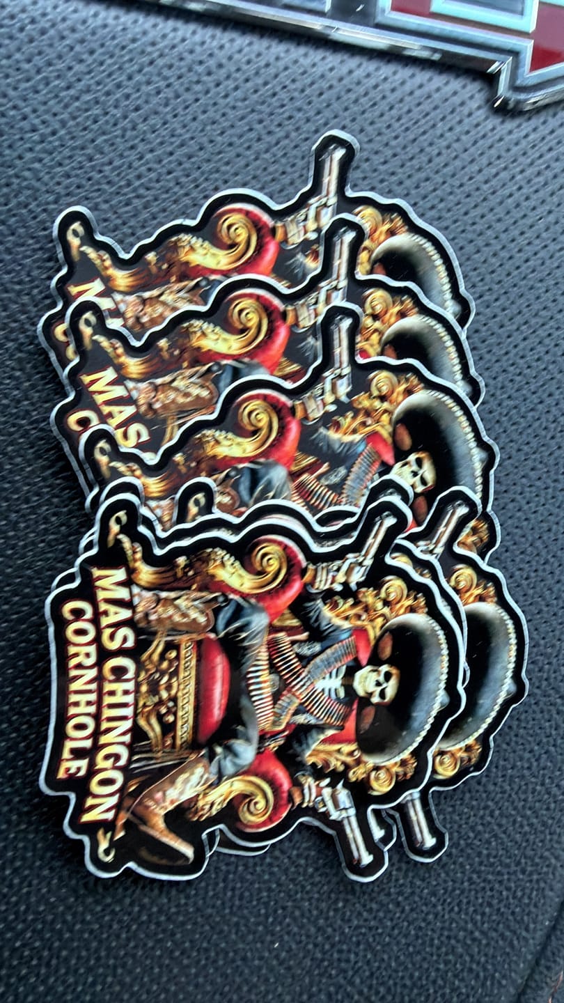 Customer photo review of 100 - 3" Custom Vinyl Stickers