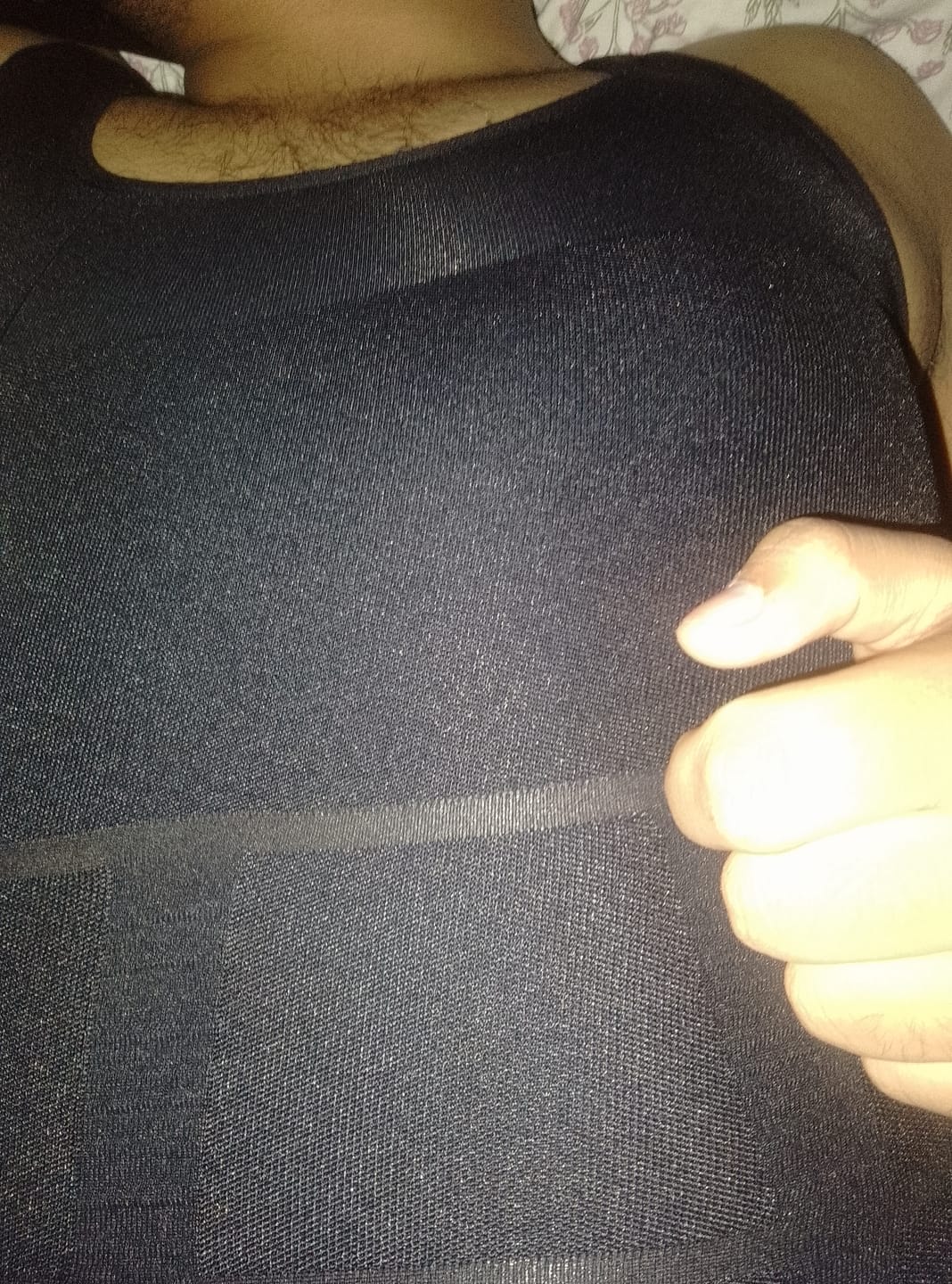 Customer photo review of Men Slimming Body Shaper