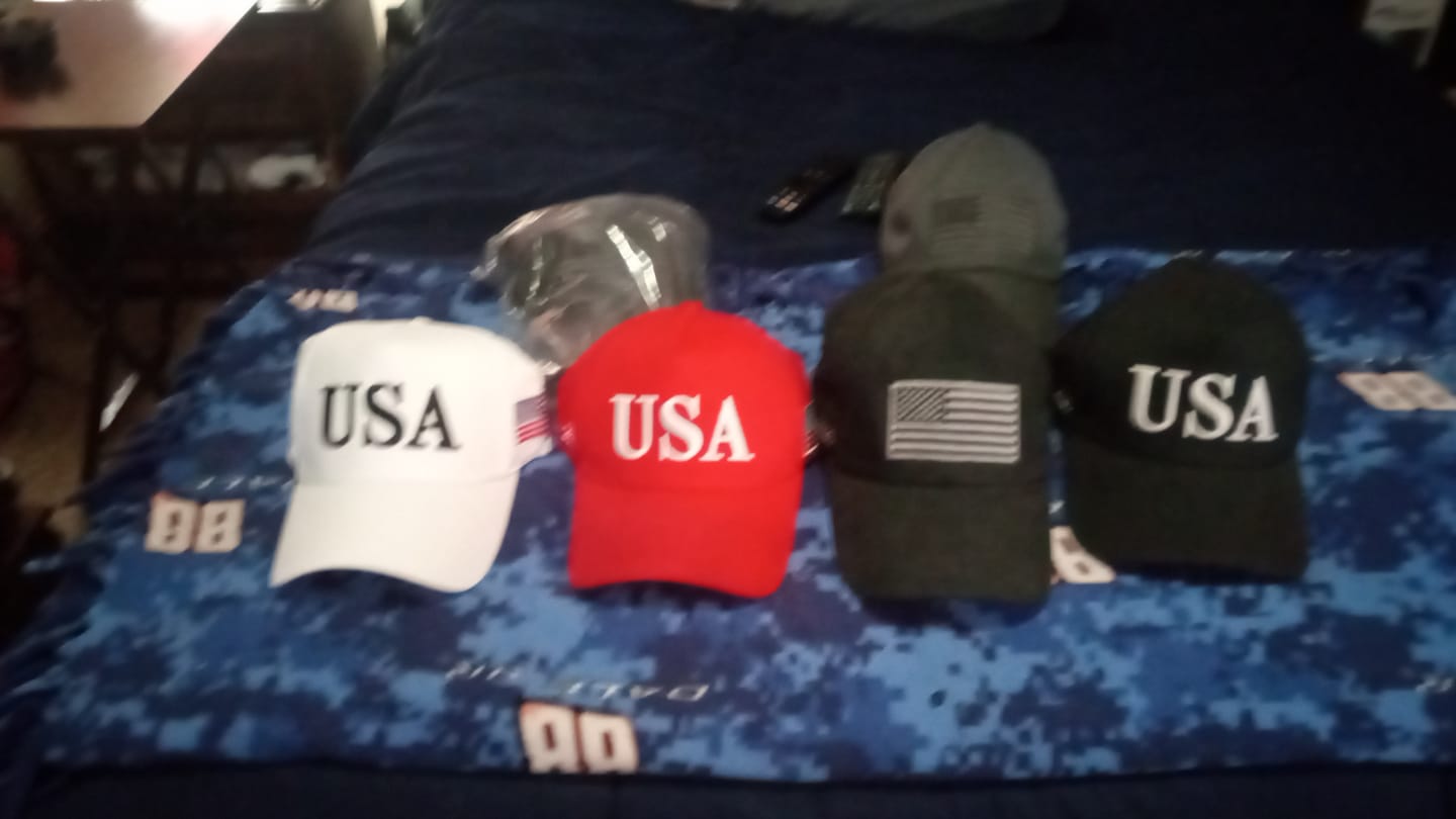 Customer photo review of RED USA 250th Anniversary Hat (1776–2026) — Red Embroidered Cap