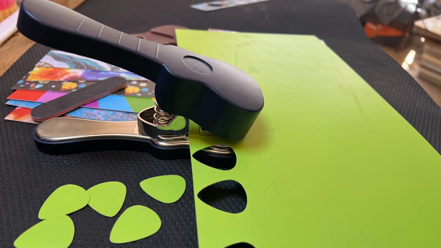 Customer photo review of Guitar Pick Punch