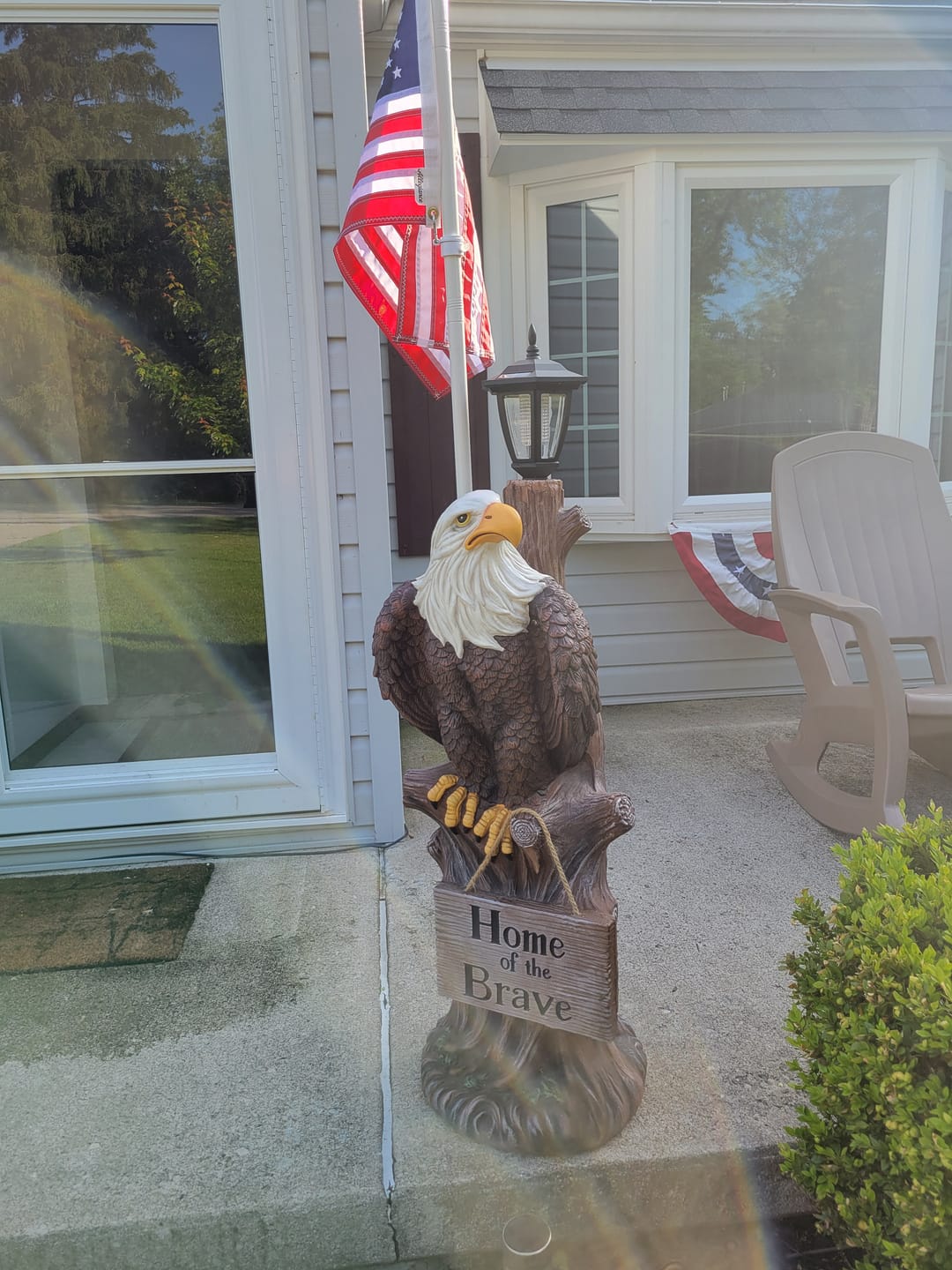 Customer photo review of 16" x 24" American Flag