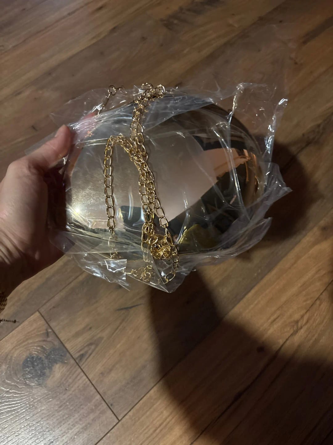 Customer photo review of Celeste Shell Shape Evening Clutch