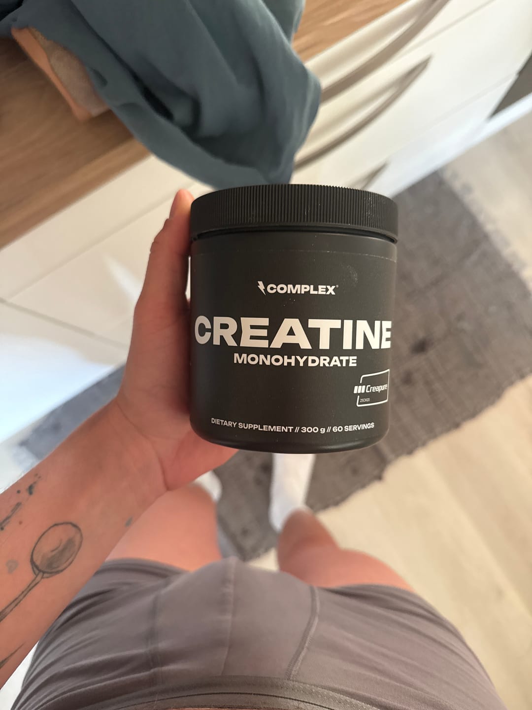 Customer photo review of Creatine Monohydrate