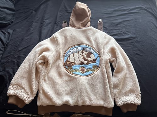 Customer photo review of The Bison Zipper Hoodie Preorder