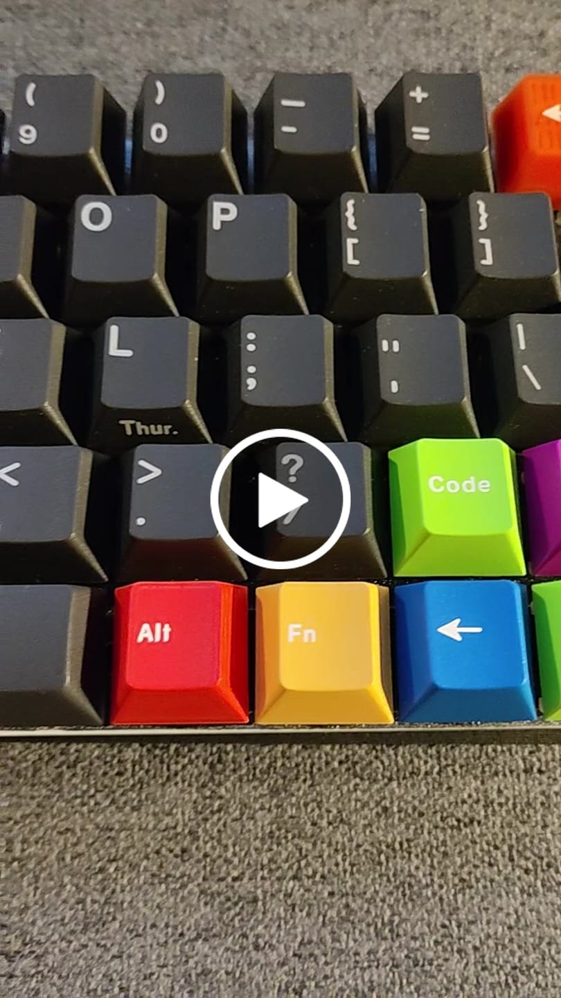 Customer video review of KEYKOBO C.O.L COMPOSITION OF LINES KEYCAP SET