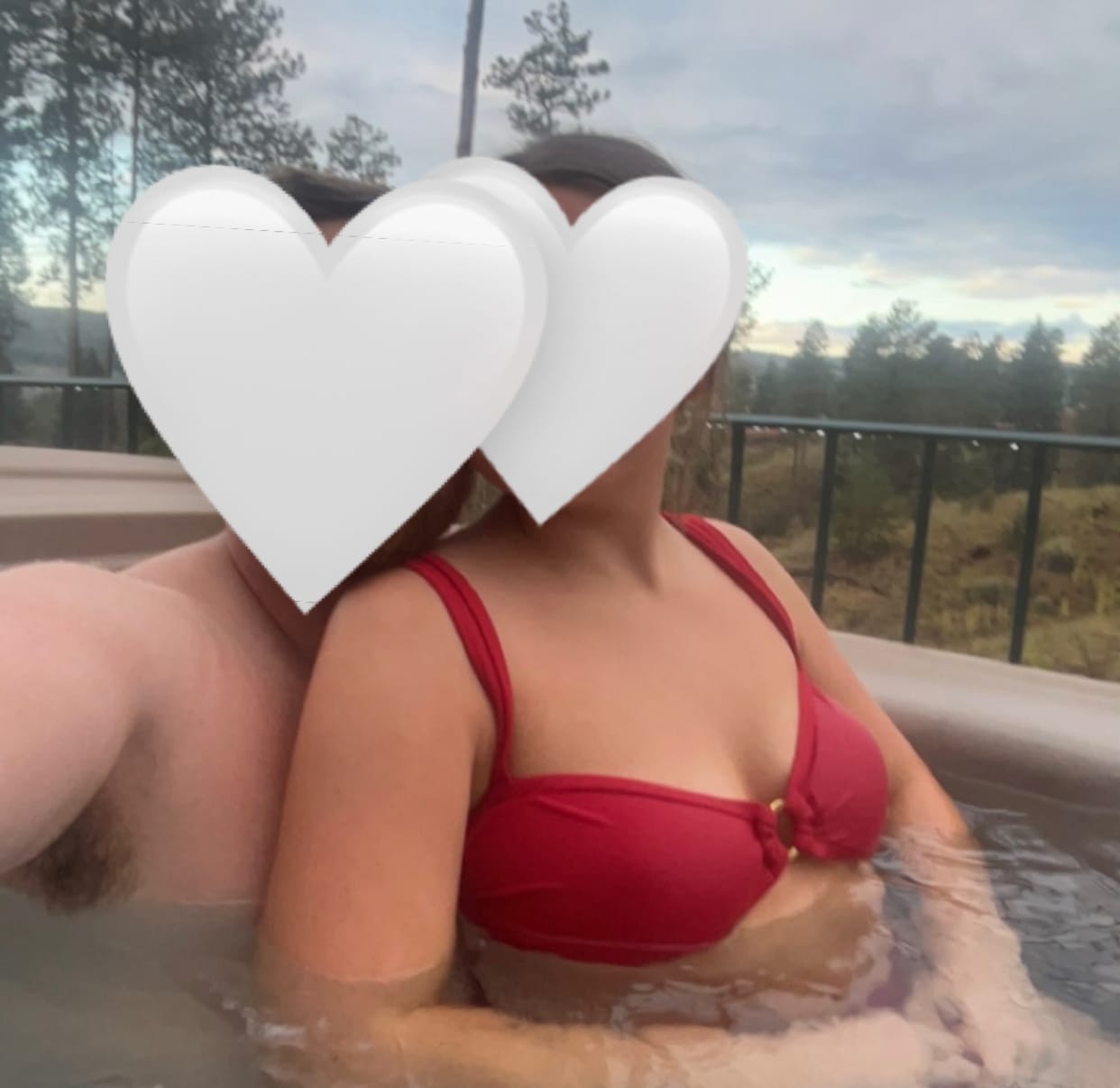 Customer photo review of BRIDGET Scarlet Red Princess Bikini Top