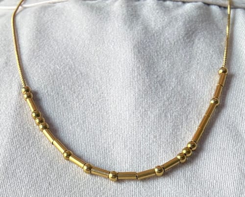 Customer photo review of Fuck Trump - Necklace