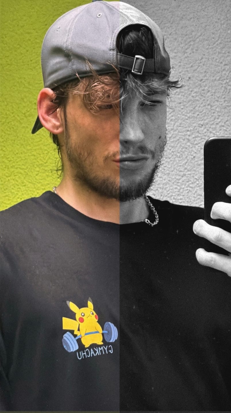 Customer photo review of Gymkatchu (Frontprint) Oversized Shirt