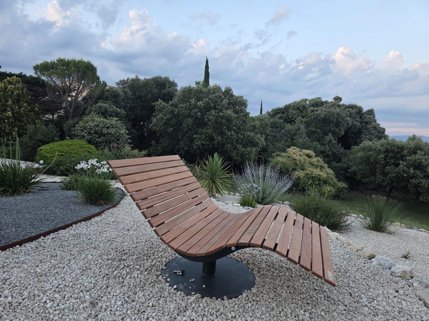 Customer photo review of MEBE Wave Lounge - drehbare Gartenliege für 2 Personen
