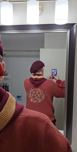 Customer photo review of Fire Zipper Hoodie Preorder