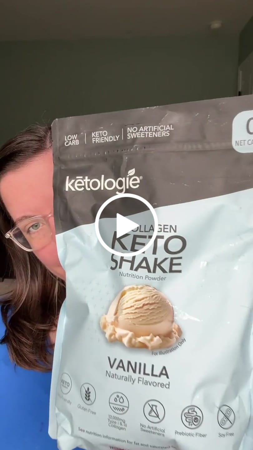 Customer video review of Vanilla Collagen Keto Shake