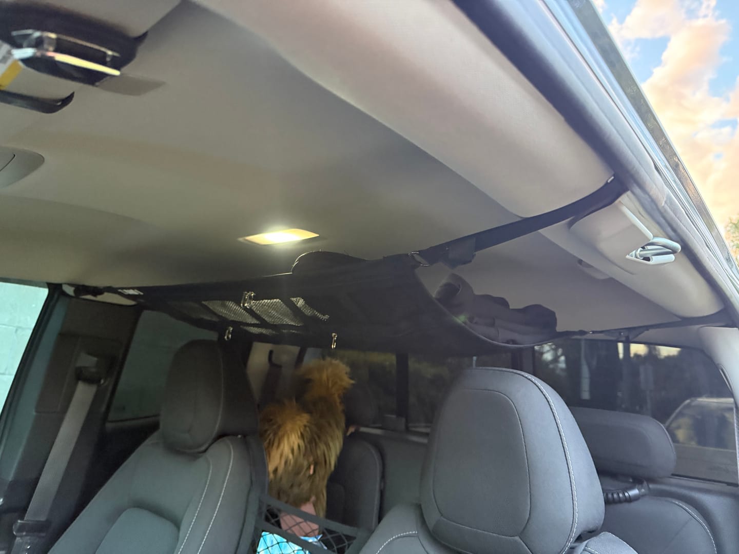 Customer photo review of ZBAD1 - Ute Roof Cargo Net