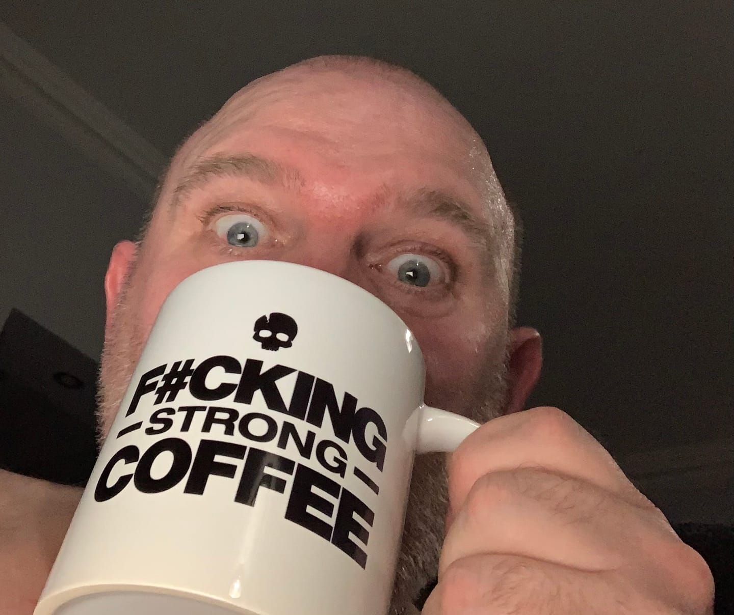 Customer photo review of Skull Crusher - High Caffeine Coffee