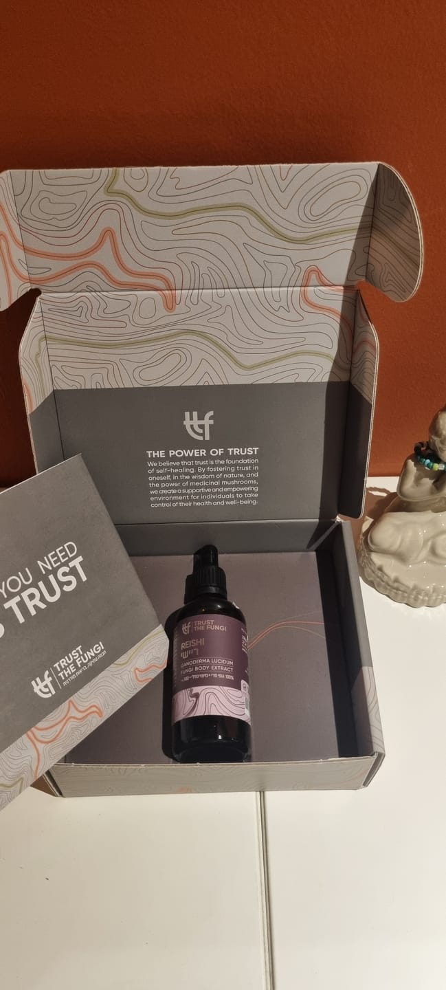 Customer photo review of פטריית ריישי Ganoderma Lucidum מיצוי נוזלי 100% גופי פרי בשיטת FBE