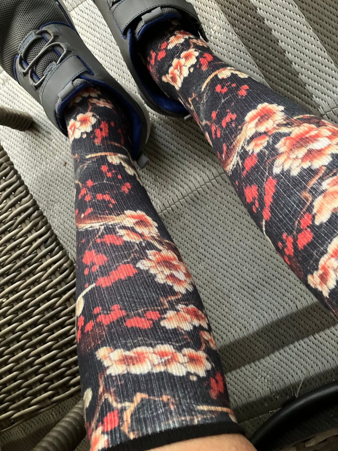 Customer photo review of Zen Garden Compression Socks