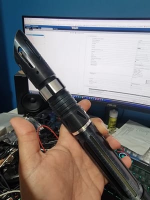 Customer photo review of Halo RGB/Neopixel Saber