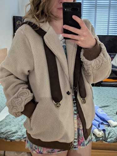 Customer photo review of The Bison Zipper Hoodie Preorder