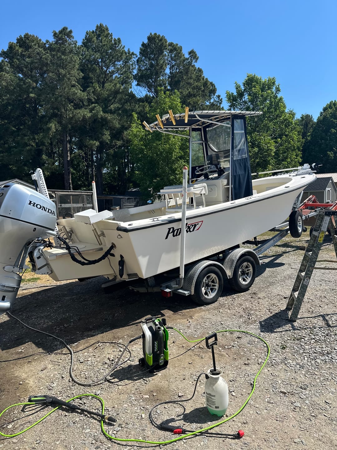 Customer photo review of Honda Marine Oil SAE 10W-30 (5 Quart Jug)