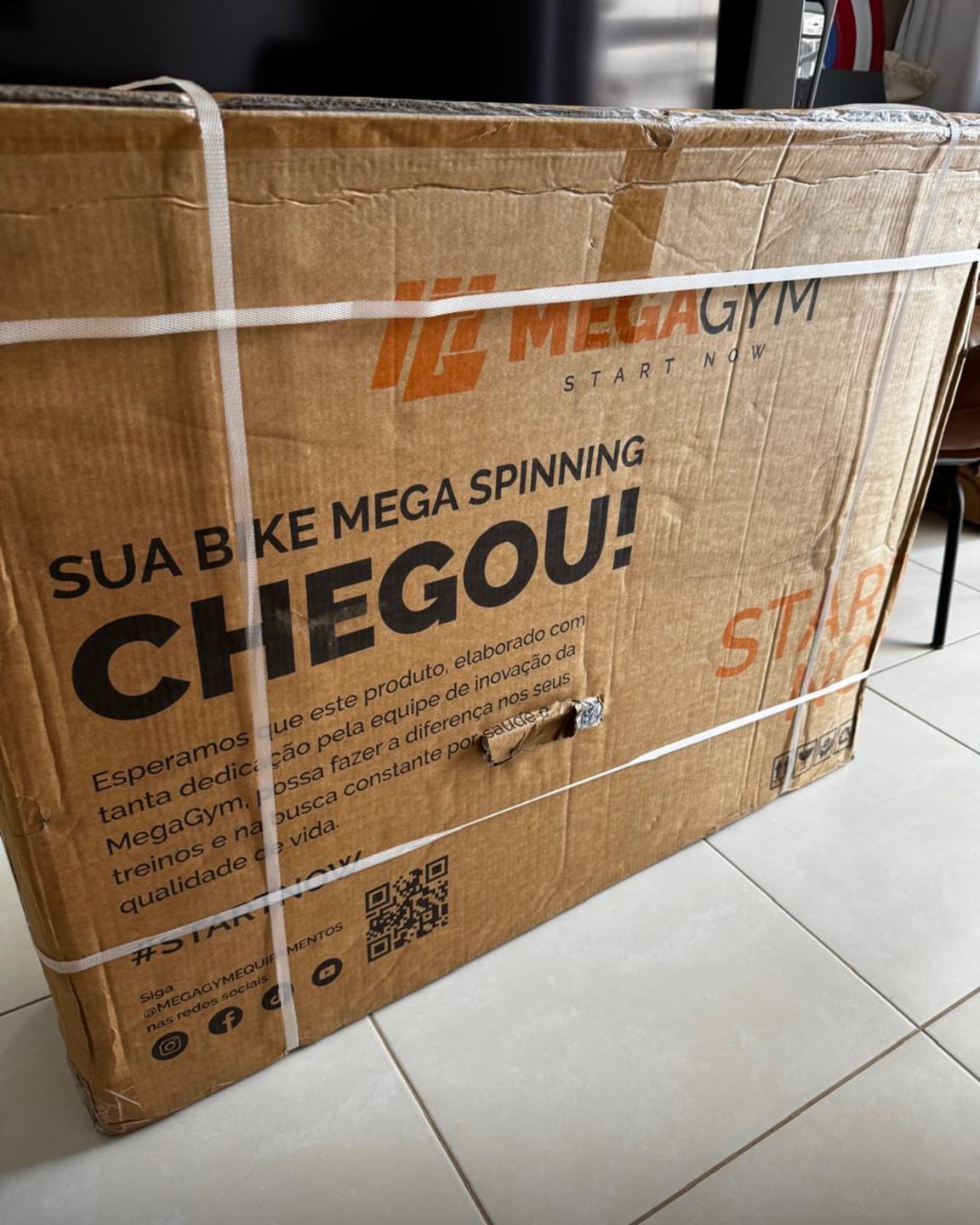 Customer photo review of Bicicleta Ergométrica Bike Mega Spinning 10K