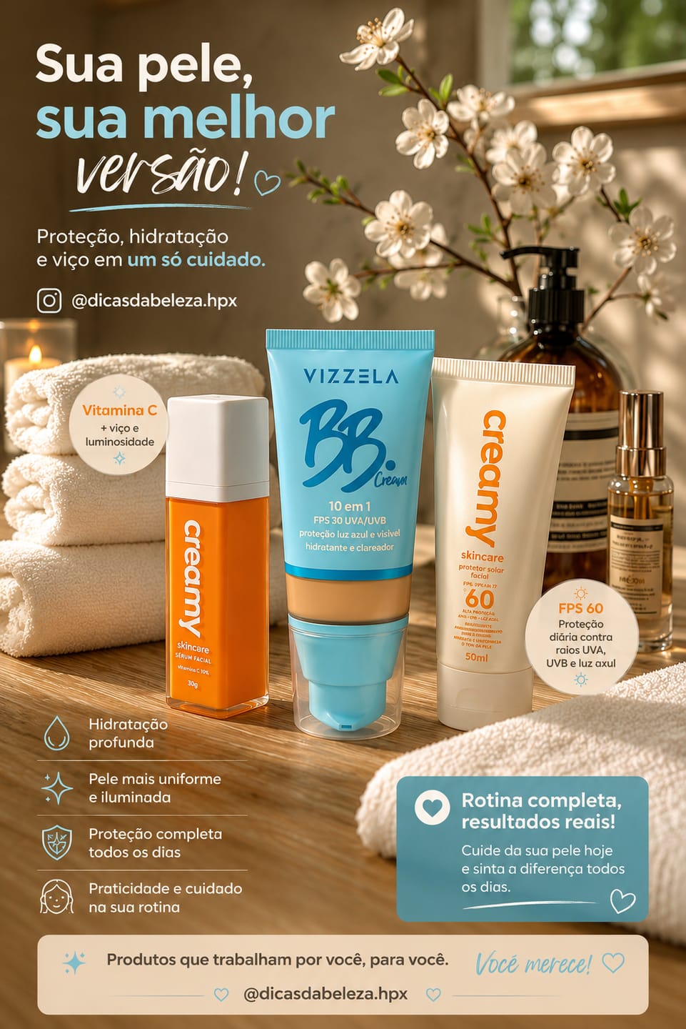 Customer photo review of BB Cream FPS 30 - Vizzela