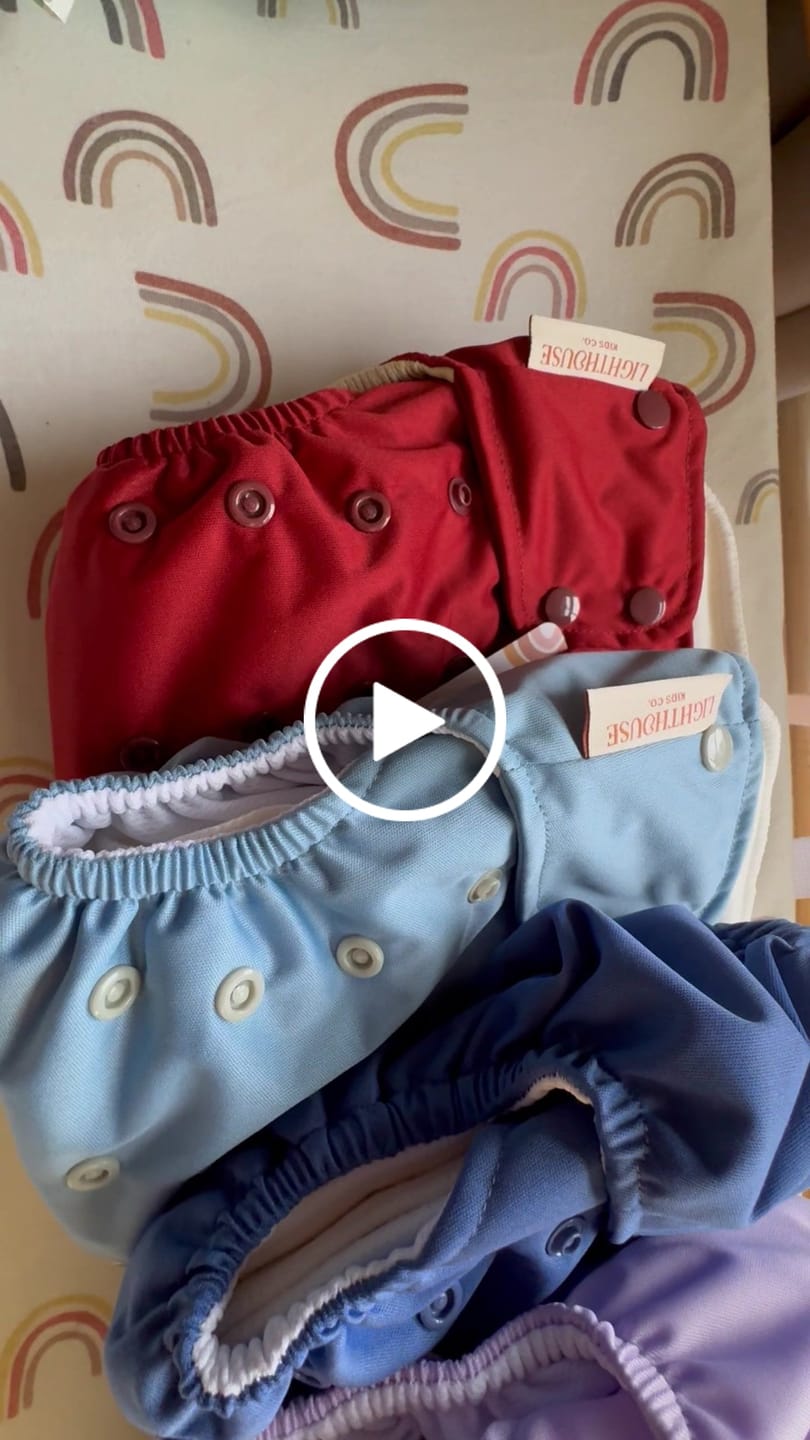 Customer video review of All-In-One Cloth Diaper One-Size - Second Quality  - 𝑺𝒂𝒈𝒆