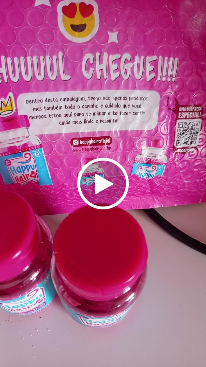 Customer video review of Happy Hair 3 Potes Black Friday