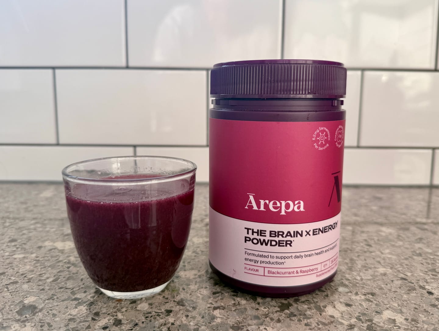 Customer photo review of The Brain x Energy Powder⁺