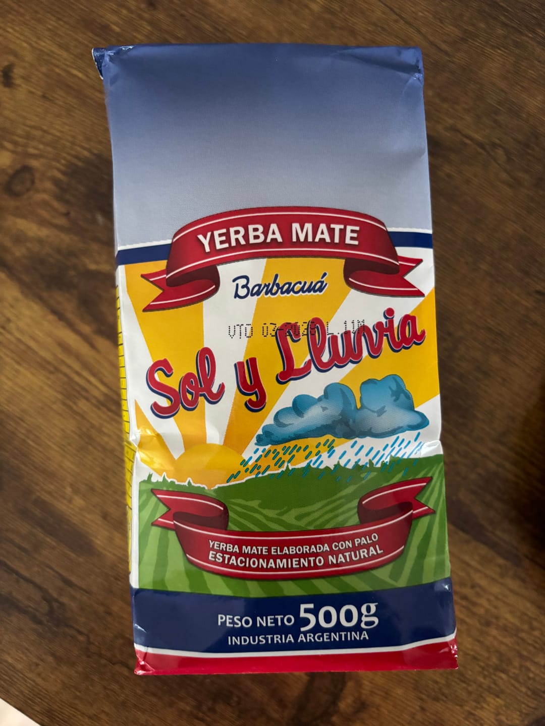 Customer photo review of Sol y Lluvia — Yerba Maté Barbacuá Tres Capones