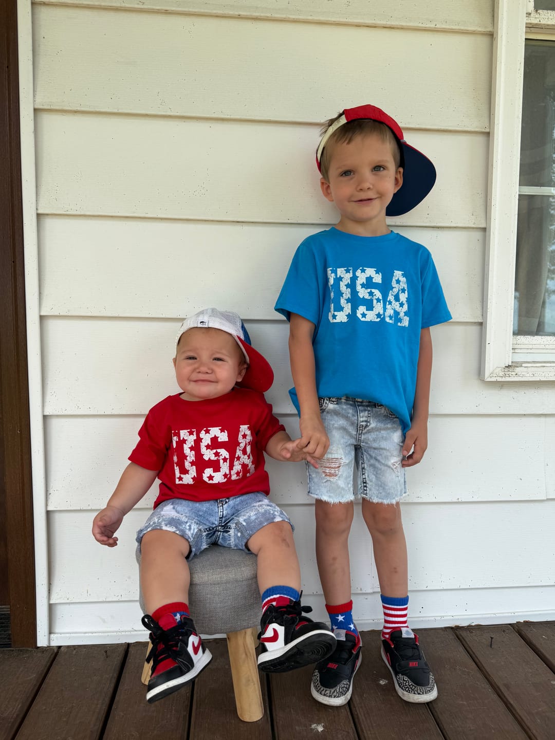 Customer photo review of U.S.A Vintage Stars | 2 Color Options