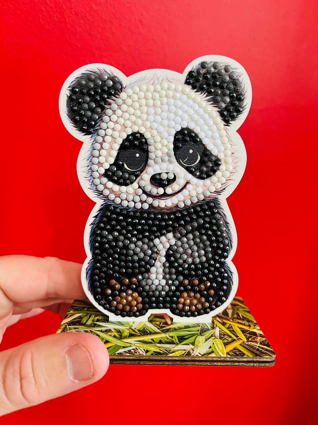 Customer photo review of Panda Crystal Art Wildlife Buddies