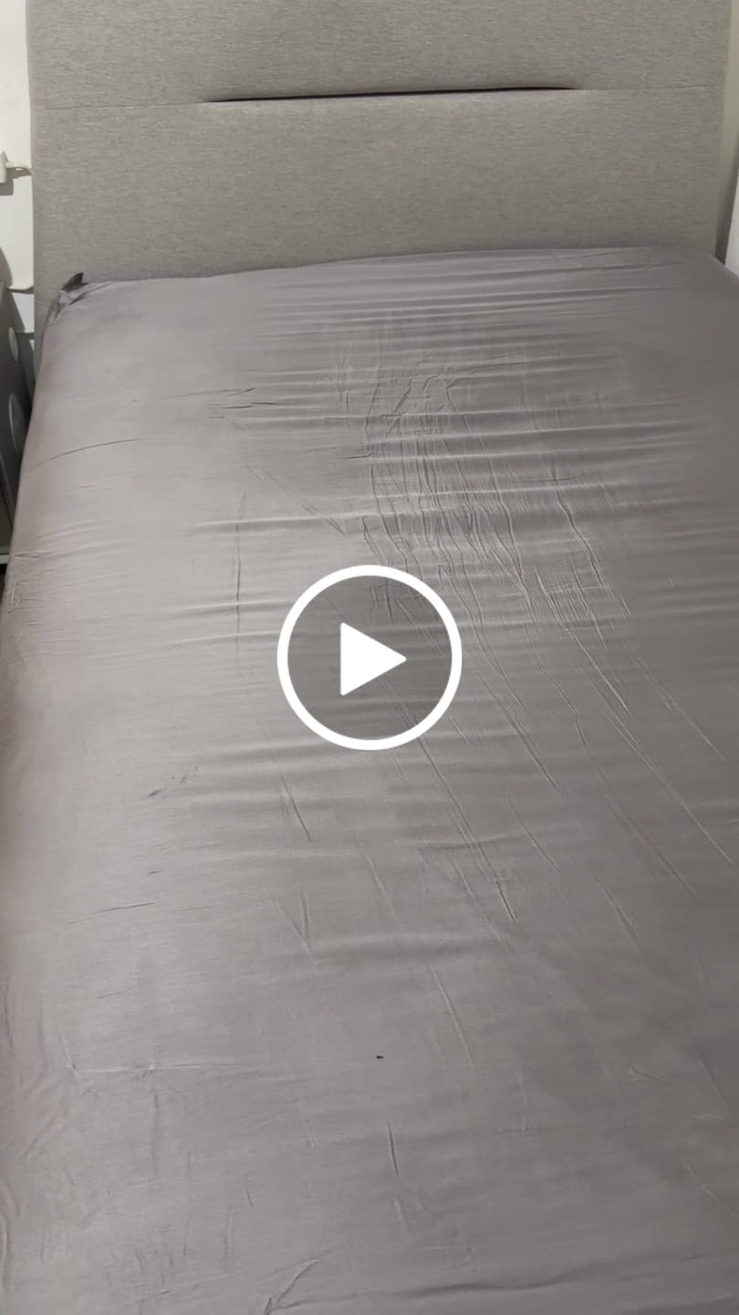 Customer video review of סדין פרימיום במבוק 300 - DARK GREY