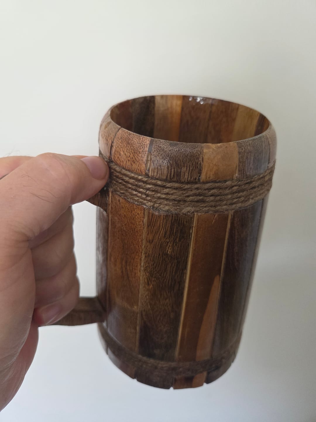 Customer photo review of Wood Bound Tankards - Large