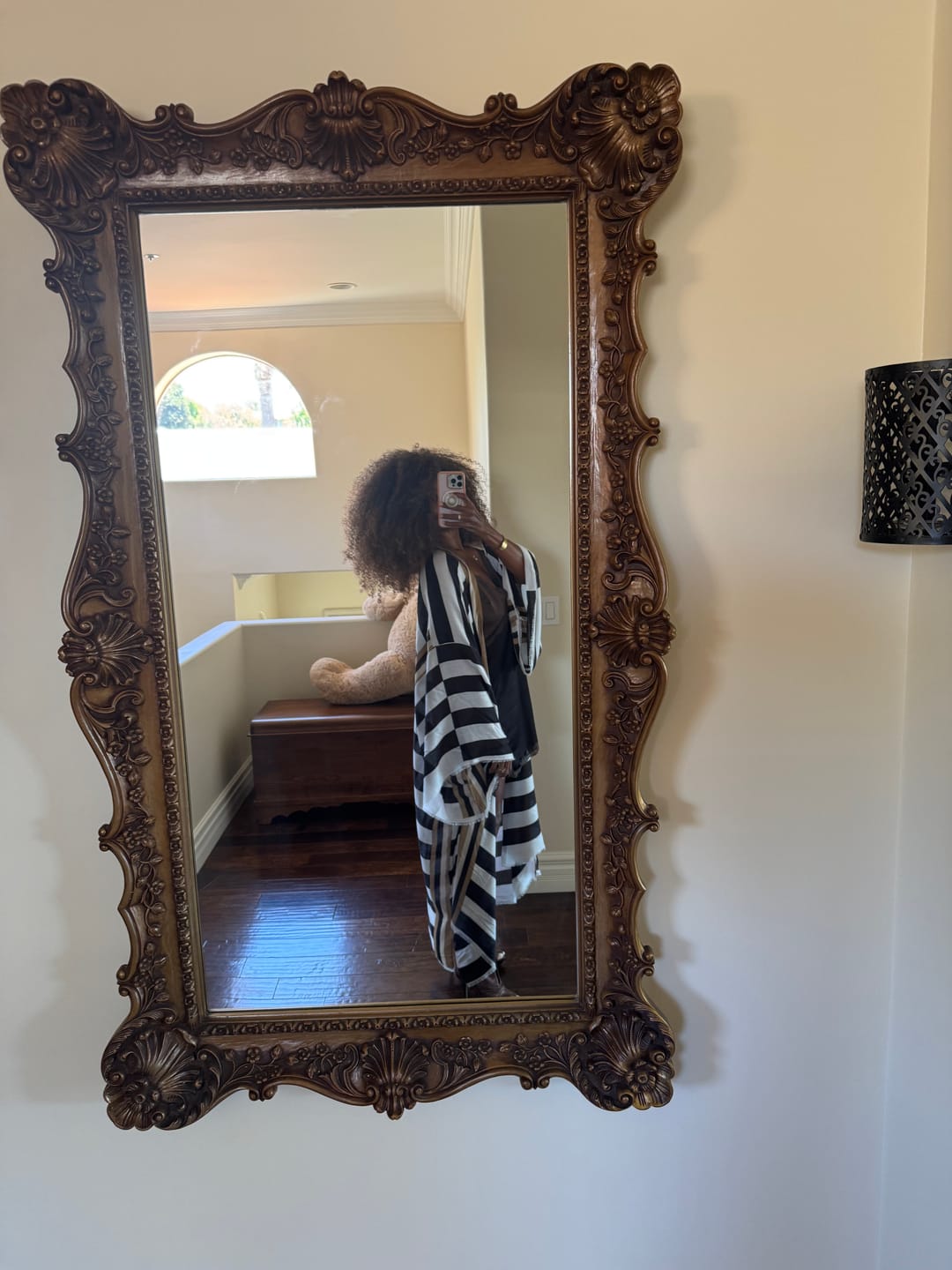 Customer photo review of Monaco Stripe Kimono