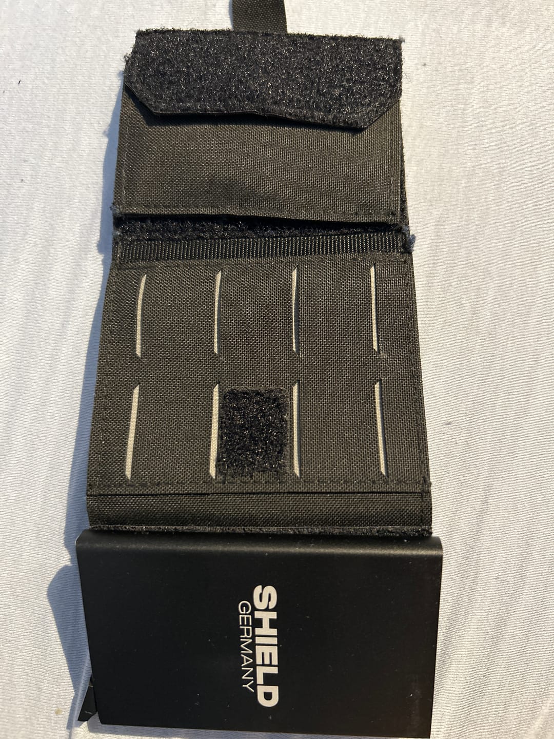 Customer photo review of Tactical Wallet Münzfach - Schwarz