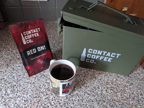 Customer photo review of Coffee Ammo Box
