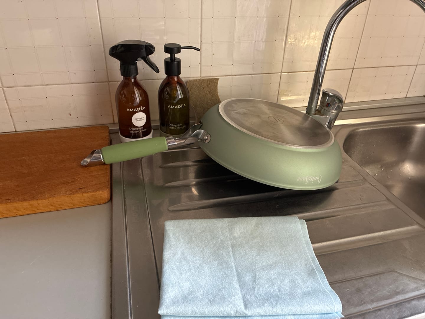 Customer photo review of Panno Acciai e Superfici Cromate