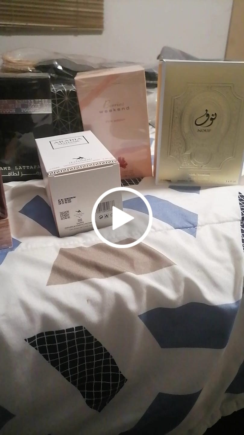 Customer video review of Khamrah dukhan Eau De Parfum 100ml - Lattafa